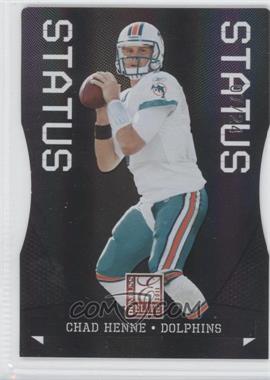 2011 Donruss Elite - [Base] - Status Black Die-Cut #52 - Chad Henne /24