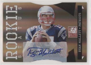 2011 Donruss Elite - [Base] - Status Die-Cut Signatures #186 - Rookie - Ryan Mallett /24