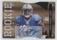 Rookie - Titus Young #/24