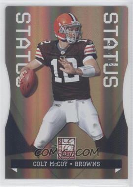 2011 Donruss Elite - [Base] - Status Die-Cut #23 - Colt McCoy /12