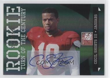 2011 Donruss Elite - [Base] - Turn of the Century Signatures #118 - Rookie - Cecil Shorts III /499