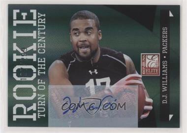 2011 Donruss Elite - [Base] - Turn of the Century Signatures #125 - Rookie - D.J. Williams /299