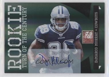 2011 Donruss Elite - [Base] - Turn of the Century Signatures #133 - Rookie - DeMarco Murray /299