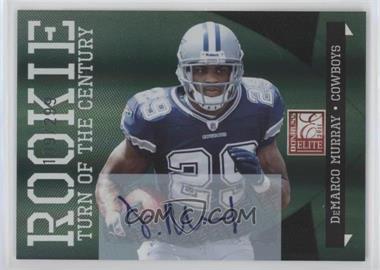 2011 Donruss Elite - [Base] - Turn of the Century Signatures #133 - Rookie - DeMarco Murray /299