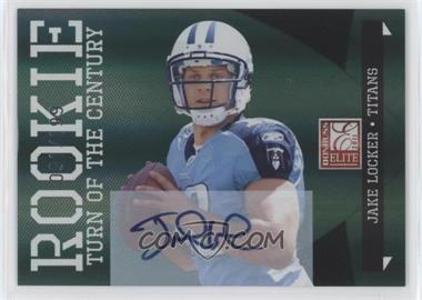 2011 Donruss Elite - [Base] - Turn of the Century Signatures #148 - Rookie - Jake Locker /199