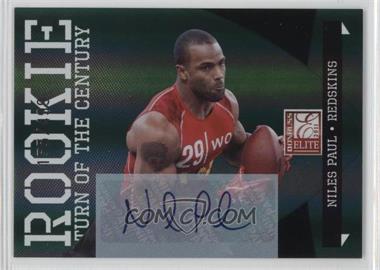 2011 Donruss Elite - [Base] - Turn of the Century Signatures #170 - Rookie - Niles Paul /499