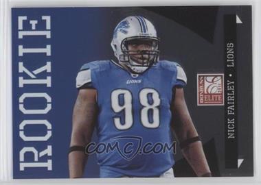 2011 Donruss Elite - [Base] - Variations #169 - Rookie - Nick Fairley /999