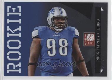 2011 Donruss Elite - [Base] - Variations #169 - Rookie - Nick Fairley /999