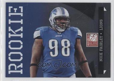 2011 Donruss Elite - [Base] - Variations #169 - Rookie - Nick Fairley /999