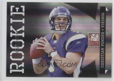 2011 Donruss Elite - [Base] #119 - Rookie - Christian Ponder /999