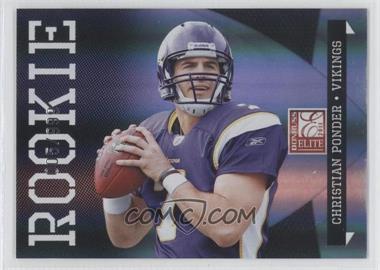 2011 Donruss Elite - [Base] #119 - Rookie - Christian Ponder /999