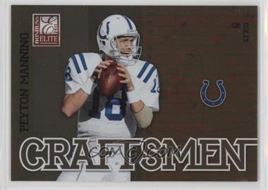 2011 Donruss Elite - Craftsmen - Gold #21 - Peyton Manning /999