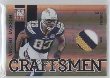 2011 Donruss Elite - Craftsmen - Jerseys Prime #25 - Vincent Jackson /50