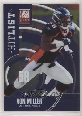 2011 Donruss Elite - Hit List - Blue #26 - Von Miller