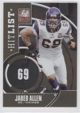 2011 Donruss Elite - Hit List - Gold #13 - Jared Allen /999