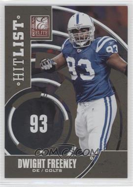 2011 Donruss Elite - Hit List - Gold #9 - Dwight Freeney /999