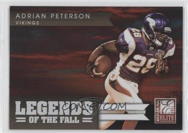 2011 Donruss Elite - Legends of the Fall - Gold #1 - Adrian Peterson /999