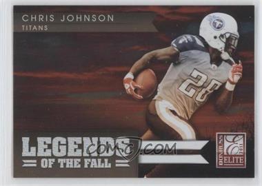 2011 Donruss Elite - Legends of the Fall - Gold #4 - Chris Johnson /999