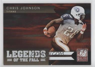 2011 Donruss Elite - Legends of the Fall - Gold #4 - Chris Johnson /999