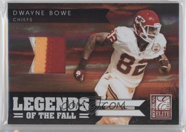 2011 Donruss Elite - Legends of the Fall - Jerseys Prime #7 - Dwayne Bowe /50
