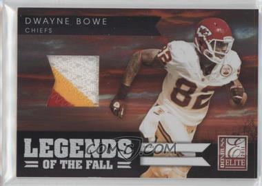 2011 Donruss Elite - Legends of the Fall - Jerseys Prime #7 - Dwayne Bowe /50