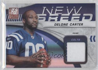 2011 Donruss Elite - New Breed Jersey - Prime #11 - Delone Carter /50