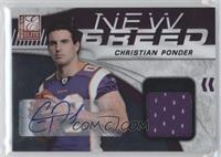 Christian Ponder #/25