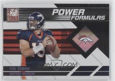 2011 Donruss Elite - Power Formulas - Black #24 - Tim Tebow /99