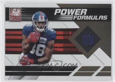 2011 Donruss Elite - Power Formulas - Gold #11 - Hakeem Nicks /999