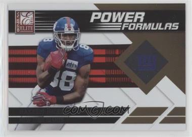 2011 Donruss Elite - Power Formulas - Gold #11 - Hakeem Nicks /999