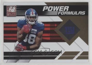 2011 Donruss Elite - Power Formulas - Gold #11 - Hakeem Nicks /999