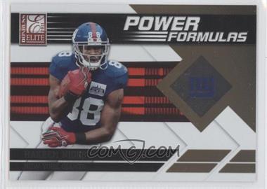 2011 Donruss Elite - Power Formulas - Gold #11 - Hakeem Nicks /999