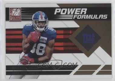 2011 Donruss Elite - Power Formulas - Gold #11 - Hakeem Nicks /999