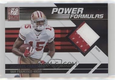 2011 Donruss Elite - Power Formulas - Jerseys Prime #19 - Michael Crabtree /50