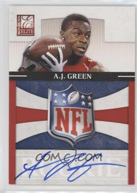 2011 Donruss Elite - Rookies - NFL Shield Logo Signatures #1 - A.J. Green