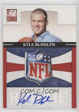 2011 Donruss Elite - Rookies - NFL Shield Logo Signatures #34 - Kyle Rudolph
