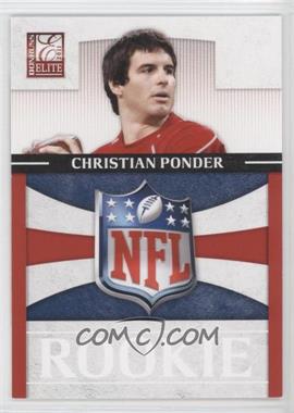 2011 Donruss Elite - Rookies - NFL Shield Logo #31 - Christian Ponder /999