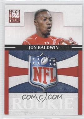 2011 Donruss Elite - Rookies - NFL Shield Logo #5 - Jon Baldwin /999