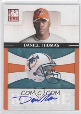 2011 Donruss Elite - Rookies - NFL Team Logo Signatures #16 - Daniel Thomas