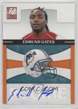 2011 Donruss Elite - Rookies - NFL Team Logo Signatures #30.2 - Edmund Gates