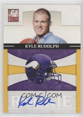 2011 Donruss Elite - Rookies - NFL Team Logo Signatures #34 - Kyle Rudolph