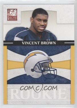 2011 Donruss Elite - Rookies - NFL Team Logo #11 - Vincent Brown /999