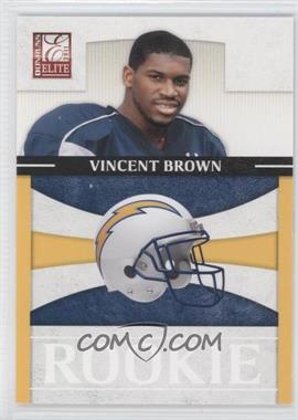 2011 Donruss Elite - Rookies - NFL Team Logo #11 - Vincent Brown /999