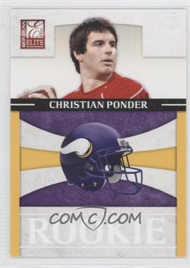 2011 Donruss Elite - Rookies - NFL Team Logo #31 - Christian Ponder /999