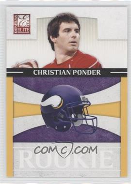 2011 Donruss Elite - Rookies - NFL Team Logo #31 - Christian Ponder /999