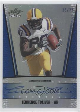 2011 Leaf Metal Draft - [Base] - Prismatic Blue #RC-TT1 - Terrence Toliver /25