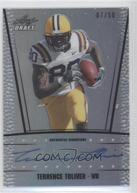 2011 Leaf Metal Draft - [Base] - Prismatic #RC-TT1 - Terrence Toliver /50