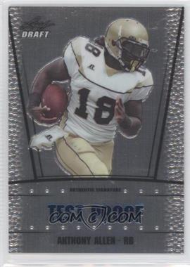 2011 Leaf Metal Draft - [Base] - Test Proof Unsigned #RC-AA1 - Anthony Allen /11