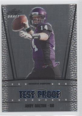 2011 Leaf Metal Draft - [Base] - Test Proof Unsigned #RC-AD1 - Andy Dalton /11
