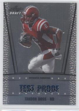 2011 Leaf Metal Draft - [Base] - Test Proof Unsigned #RC-TD1 - Tandon Doss /11